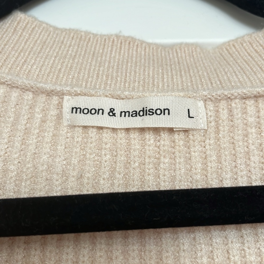 Button Front Sweater Vest - Picture 2 of 4